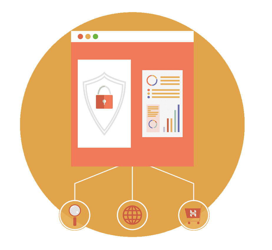 SEO und Globale Suche Grafik